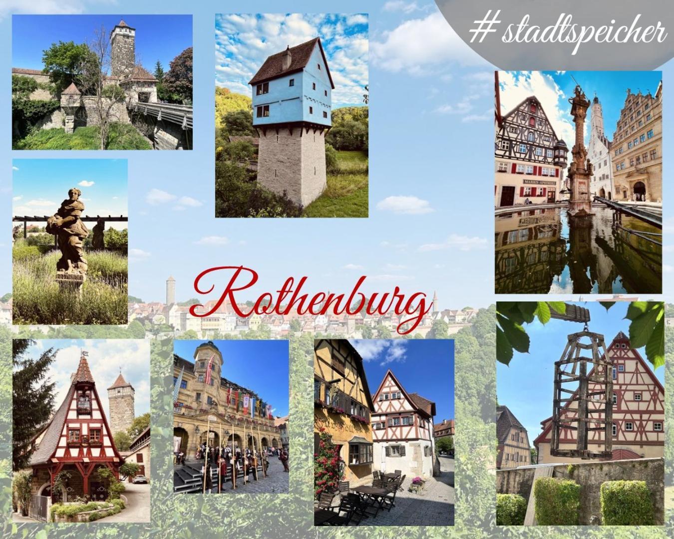 #Stadtspeicher - Gruener Stern Das Apartment Mitten In Der Altstadt Rothenburg ob der Tauber Eksteriør billede